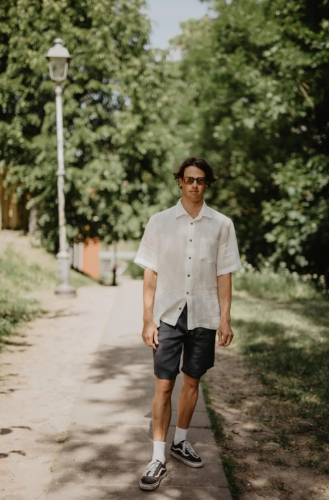 Men's Oversized Linen Shirts Manufacturer | OEM & ODM | Low MOQ 60 pcs