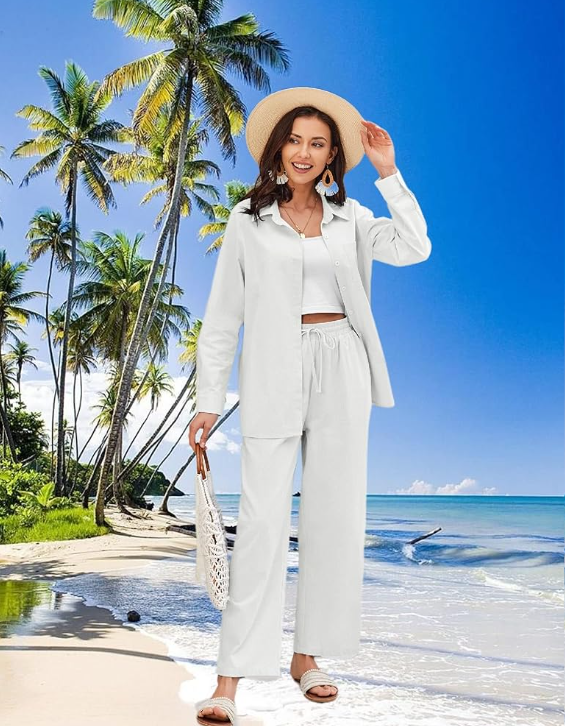 Women's Linen Resort Wear Manufacturer | Custom Linen Resort Clothing | MOQ 60 pcs