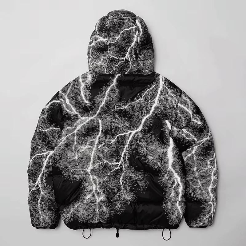 DTG printing bubble coat