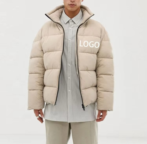 Chanjoye Custom Puffer Jacket Winter | Streetwear Windbreaker Down Coat | Padded Cotton