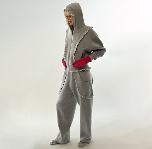 Chanjoye Custom Designer 450gsm Sweatsuit | Zip up Hoodie and Sweatpants | High Quality Tracksuit