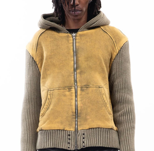 Chanjoye Custom Reversible Hoodie | Corduroy Zip up Hoodie | Vintage Acid Wash Hoodie Manufacturer