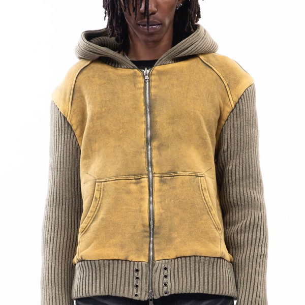 Chanjoye Custom Reversible Hoodie | Corduroy Zip up Hoodie | Vintage Acid Wash Hoodie Manufacturer