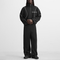 Chanjoye OEM Lightweight Track Jacket | Custom Logo Nylon Jacket | Zip up Winbreaker Jacket Supplier