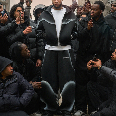 Chanjoye Custom Heavyweight Sweatsuit | Cotton Zip Tracksuit | Sweatpants and Hoodie Set Wholesale