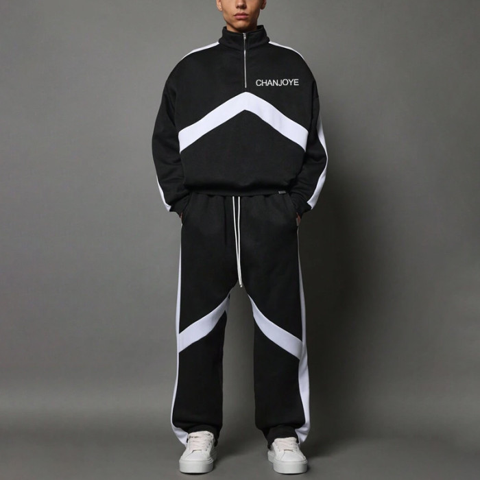 Chanjoye Custom Tracksuit for Men | Jogging Jacket and Pants Set | Two Pieces Track Suits Wholesale