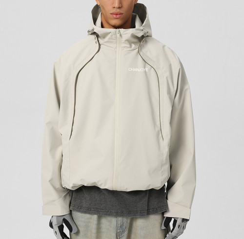 Chanjoye Custom Track Jacket | High Quality Windbreaker Manufacturers | Full Zipper Coat Wholesale