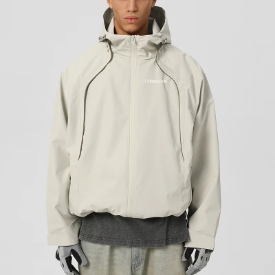 Chanjoye Custom Track Jacket | High Quality Windbreaker Manufacturers | Full Zipper Coat Wholesale