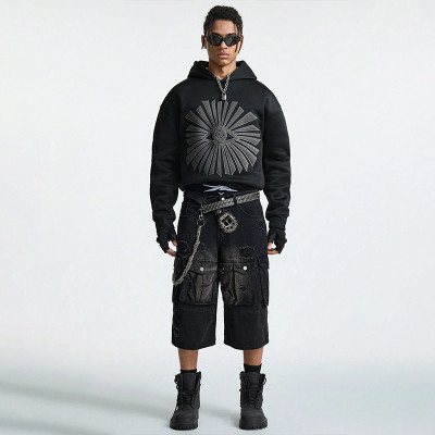 Chanjoye Customized Embossed Hoodies | OEM 3D Embroidered Sweatshirt | Heavyweight Hoodie Wholesale