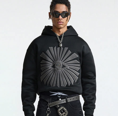 Chanjoye Customized Embossed Hoodies | OEM 3D Embroidered Sweatshirt | Heavyweight Hoodie Wholesale