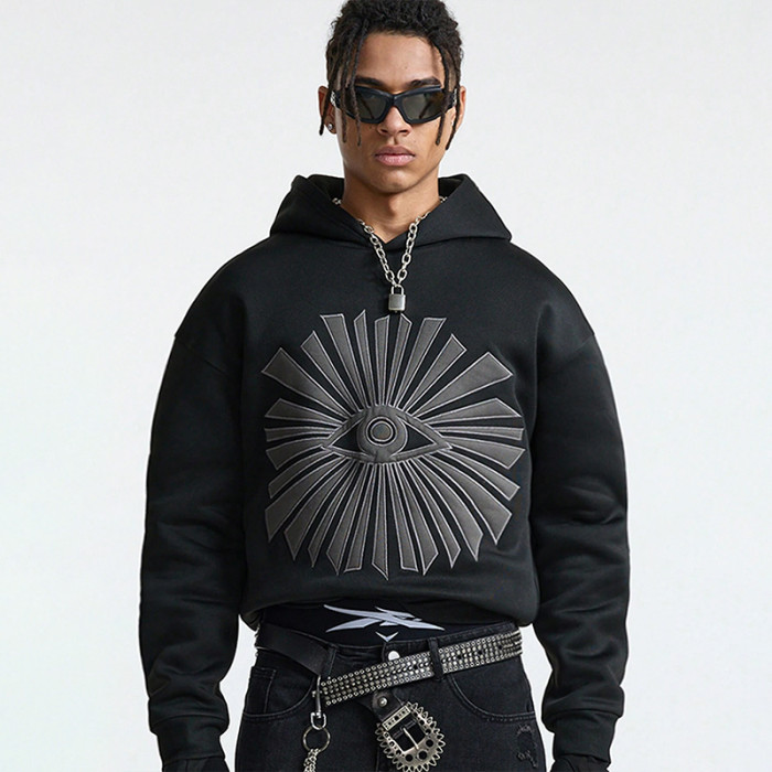 Chanjoye Customized Embossed Hoodies | OEM 3D Embroidered Sweatshirt | Heavyweight Hoodie Wholesale