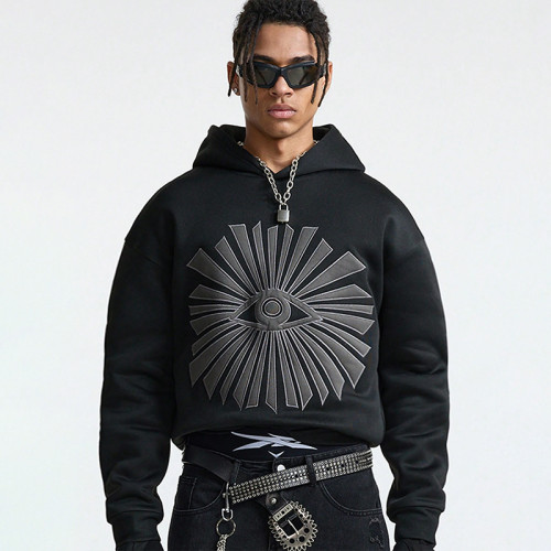 Chanjoye Customized Embossed Hoodies | OEM 3D Embroidered Sweatshirt | Heavyweight Hoodie Wholesale