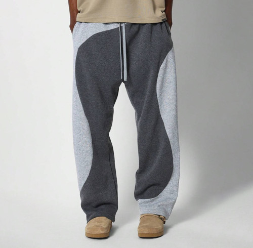 Chanjoye Custom Men Sweatpants | Jogger Cotton Pants Manufacturer | Colors Block Pants Wholesale