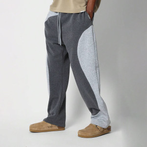 Chanjoye Custom Men Sweatpants | Jogger Cotton Pants Manufacturer | Colors Block Pants Wholesale