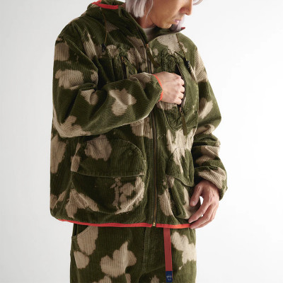 Chanjoye Custom Zip up Sherpa Jacket | Hooded Camo Coat Manufacturer | Corduroy Jacket wholesale
