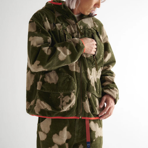 Chanjoye Custom Zip up Sherpa Jacket | Hooded Camo Coat Manufacturer | Corduroy Jacket wholesale