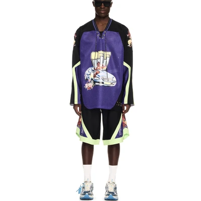 Chanjoye Custom Printed Jersey Set | Soccer Long Sleeve Tshirt and Mesh Shorts | OEM Sportwear