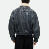 Chanjoye Custom Leather Bomber Jacket | High Quality Embossed Jacket | Fleece Motorcycle Jacket
