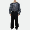 Chanjoye Custom Leather Bomber Jacket | High Quality Embossed Jacket | Fleece Motorcycle Jacket