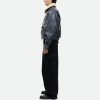 Chanjoye Custom Leather Bomber Jacket | High Quality Embossed Jacket | Fleece Motorcycle Jacket