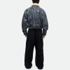 Chanjoye Custom Leather Bomber Jacket | High Quality Embossed Jacket | Fleece Motorcycle Jacket