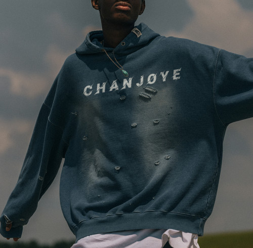 Chanjoye Custom 420 Gsm Hoodie | Cut and Sew Hoodie | Acid Wash Oversize Distressed Hoodie Wholesale