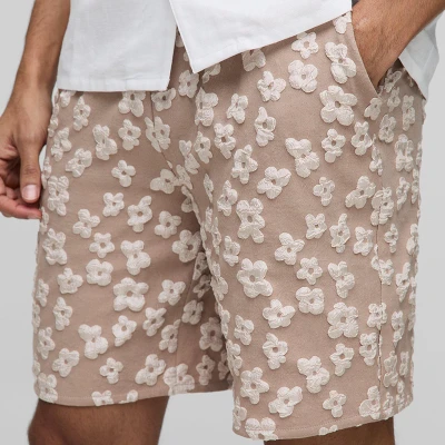 Chanjoye Custom 3D Jacquard Shorts | Summer Shorts Manufacturer | Men Cotton Shorts Wholesale