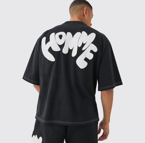 Chanjoye Custom Logo T-shirt | Oversized Cotton T Shirt Suppliers | Heavyweight T Shirt Manufacturer