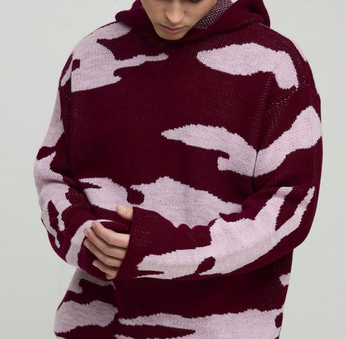 Chanjoye Custom Hooded Sweater | OEM Mohair Knitwear | Personalized Jacquard Pullover Sweater