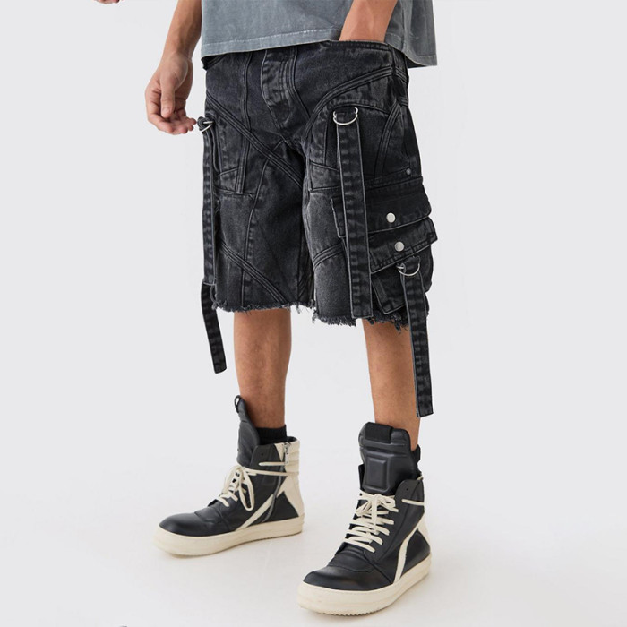 Chanjoye Custom Denim Shorts | OEM Cargo Jeans Shorts | Acid Wash Jorts Manufacturers