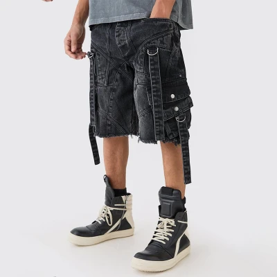 Chanjoye Custom Denim Shorts | OEM Cargo Jeans Shorts | Acid Wash Jorts Manufacturers
