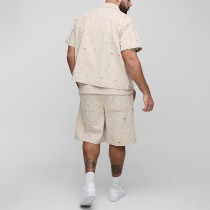 Chanjoye Custom Distressed Jorts | Baggy Jorts manufacturers | OEM Acid Washed Denim Shorts for Men