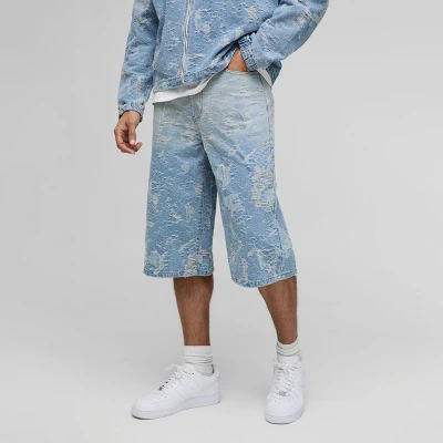 Chanjoye Custom Acid Washed Jorts | men jean shorts manufacturers | OEM Faded Denim Shorts Wholesale