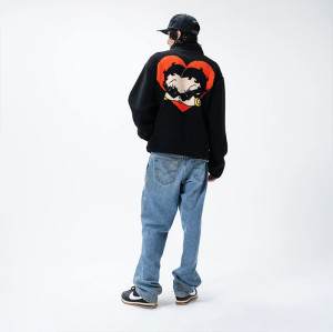 Chanjoye Custom Fleece Jacket | OEM Embroidery Zip Sherpa Coat | Stand Collar Fleece Jacket Supplier