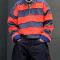 Chanjoye Custom Heavyweight Cotton Polo Sweatshirt | Oversized Boxy Splice Sweatshirt Manufacturer