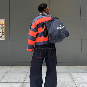 Chanjoye Custom Heavyweight Cotton Polo Sweatshirt | Oversized Boxy Splice Sweatshirt Manufacturer