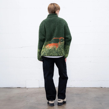 Chanjoye Sherpa Jacket Manufacturers | Custom Printed Berber Fleece Jacket | Zipper Coat Wholesale