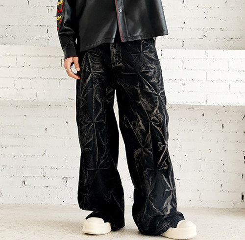 Chanjoye Custom Acid Washed Jeans | Oversized Baggy Pants Wholesale | Denim Pants Manufacturer