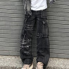 Chanjoye Custom Cargo Jean Pants | Designer Stacked Baggy Jeans | Stone Washed Denim Pants Wholesale