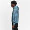 Chanjoye Custom Acid Wash Hoodie Streetwear Denim Hoodie Tie Dye Printed Sweatshirt Manufacturer