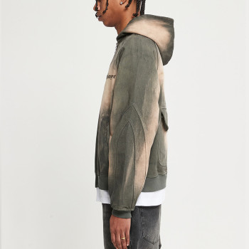 Chanjoye Custom 100% Cotton Hoodie | Zip up Hoodie Manufacturer | Sun Faded Hoodie Streetwear