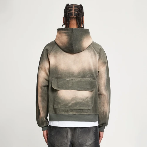 Chanjoye Custom 100% Cotton Hoodie | Zip up Hoodie Manufacturer | Sun Faded Hoodie Streetwear