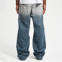 Chanjoye Custom Stone Washed Jeans | Patchwork Denim Pants Manufactur | Baggy Denim Jeans Factory