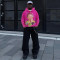 Chanjoye Cut and Sew Streetwear Custom Graphic DTG Printing Hoodie Cotton Boxy Hoodie Supplier