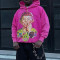 Chanjoye Cut and Sew Streetwear Custom Graphic DTG Printing Hoodie Cotton Boxy Hoodie Supplier