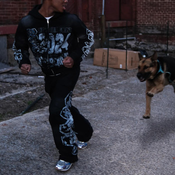 Chanjoye Custom DTG Printed Sweatsuit | OEM Sun Faded Tracksuit | Hoodie Set Streetwear Manufacturer