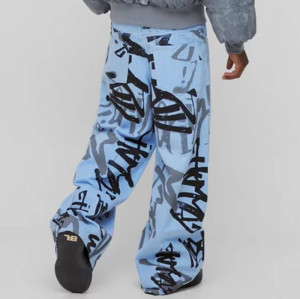 Chanjoye Custom Straight Denim Jeans | OEM Printed Jeans | Stacked Denim Pants Streetwear Suppliers
