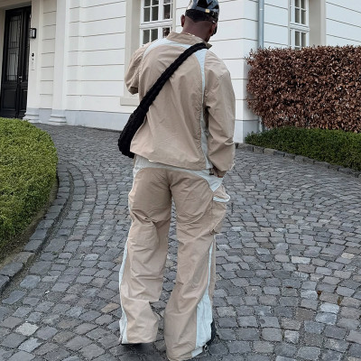 Chanjoye Custom Nylon Jogging Suit | Windbreaker Tracksuit Manufacturer | OEM Track Jacket and Pants