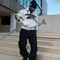 Chanjoye Custom Embroidery Motorcycle Jacket | Bomber Jacket Supplier | Streetwear Jacket Wholesale