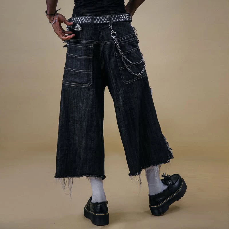 custom distressed jeans